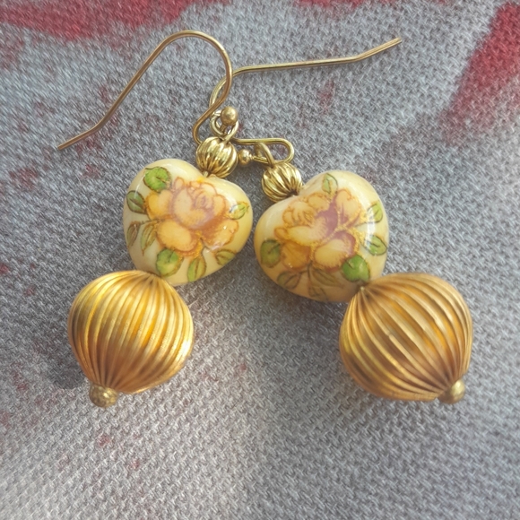 Nippon-Ware #7 - Handmade Earrings - Picture 2 of 3